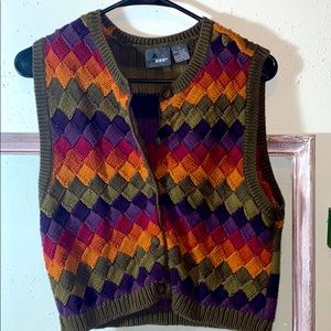 Cotton fall colored vest